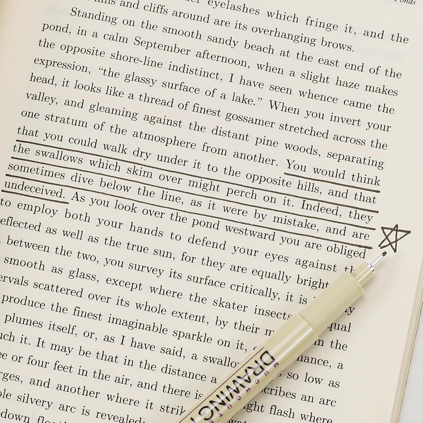 Muchcute Extra Fine Point Writing Pens:6 Black 0.25mm Ultra Thin Micron Pen 01 No Bleed Bible Journaling Study Supplies Annotation Smooth Waterproof Micro Line Tip Fineliner Gel Felt Ink Markers Stuff