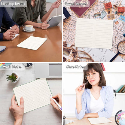 Oucaru 48PCS Pocket Notebook, 3.5" x 5.5", 8 Color, 52 Pages Blank Notebook Mini Notebook Journal, Small Notebook Memo Notepad for Students, Traveler, School Supplies