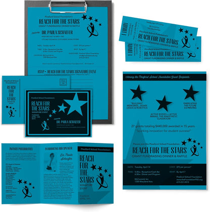 Astrobrights Color Cardstock, 65 lb Cover Weight, 8.5 x 11, Celestial Blue, 250/Pack