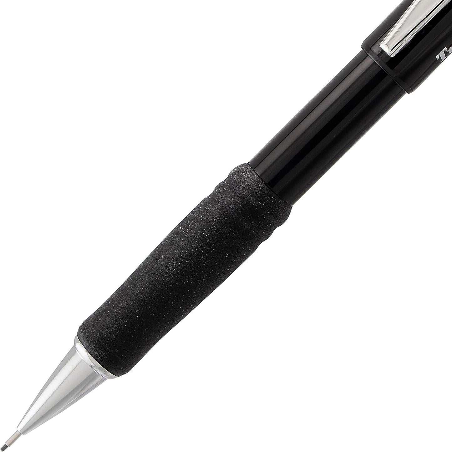 Pentel Twist-Erase III Mechanical Pencil, (0.7mm), Black Barrel, 12 Pack (QE517A)