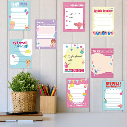 Dumpster Fire Sticky Notes 9 Pack, Funny Dumpster Fire Notepads for Work Stress Relief, Cute Self-Stick Memo Note Pads for Office, Humorous Gifts for Coworkers Students School Office Supplies 3×3 Inch