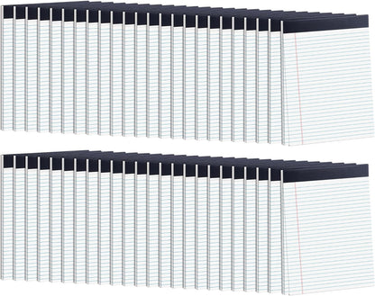 Note Pads 4x6, 36 Pack Small NotePads, Server Pads, Scratch Pads 4x6, Memo Pads White Paper, 50 Sheets per Blank Note Pads 4 x 6, Mini Writing Pads Pocket Notepads for Office School Home Supplies