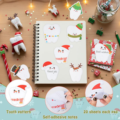 CJiangpo 30Pcs Marshmallow Sticky Notes Pads, 600 Sheets Cute Self Stick Notepad Memo Pads Funny Cartoon Page Marker Classroom Rewards Camping Themed Gift