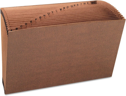 Smead TUFF Expanding File, Alphabetic (A-Z), 21 Pockets, Legal Size, Redrope-Printed Stock (70430)