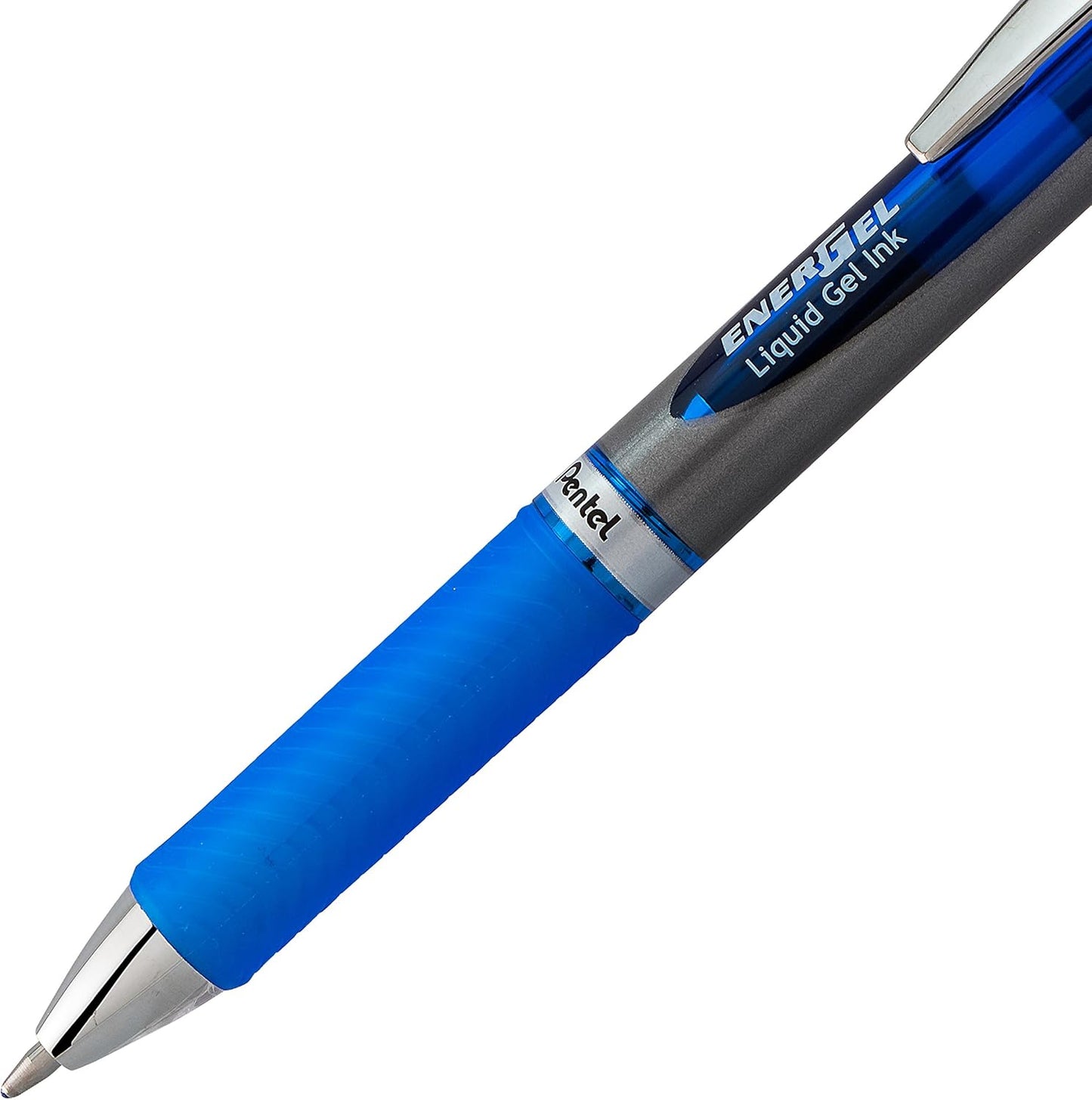 Pentel EnerGel RTX Retractable Liquid Gel Pen, (1.0mm), Bold Line, Metal Tip, Black Ink, Pack of 3 (BL80BP3A)