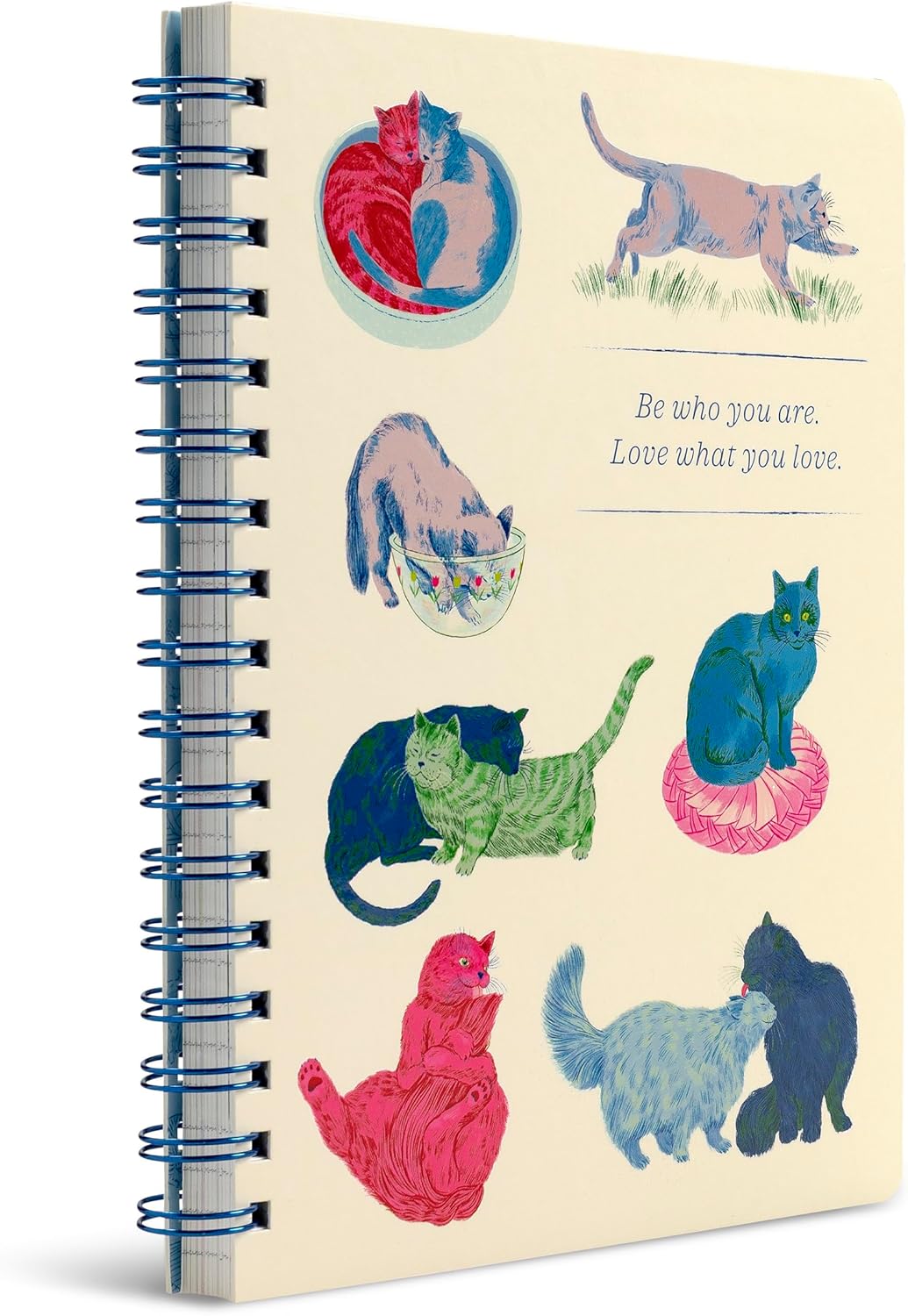 Compendium Spiral Notebook – Expect the Best Things to Happen Today – A Designer Spiral Notebook with 192 Lined Pages, College Ruled, 7.0" W x 9.25" H
