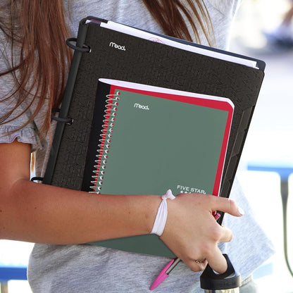 Five Star Spiral Notebook, 2 Subject, College Ruled Paper, 6" x 9.5", 80 Sheets, Blue (Color May Vary) (840029CG1)