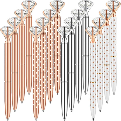 PASISIBICK 3.2 in Black Ink Ballpoint Pen Refills for Metal Diamond Pen(Pack of 20)