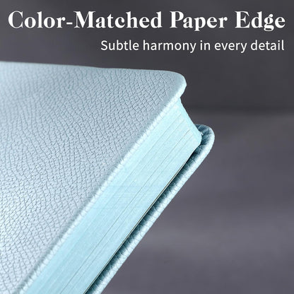 CAGIE Lined Journal for Men Women, Tree Growth Ring Leather Bound Journal Notebook, 256 Pages 100 GSM Journals for Writing, A5 Hardcover Journaling Notebooks for Work, Note Taking