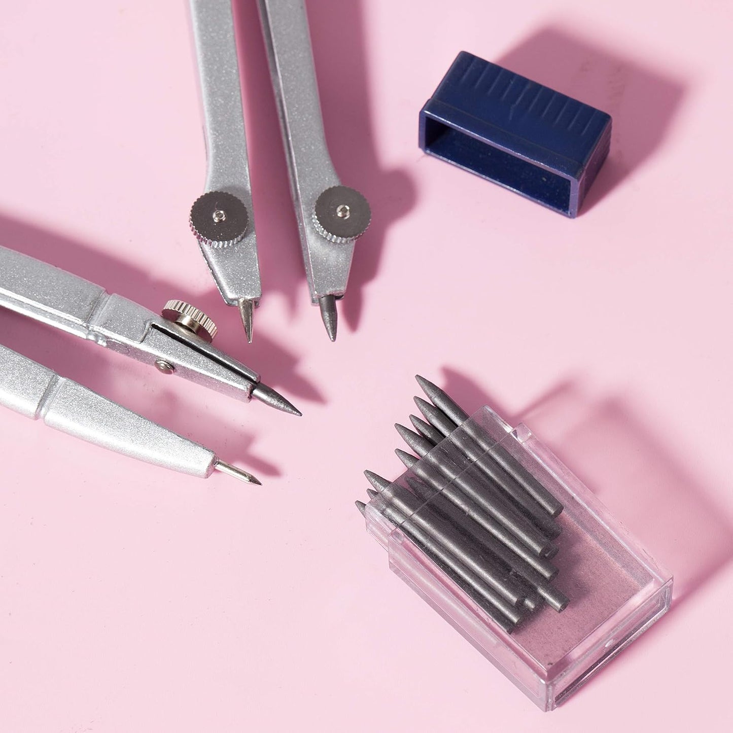 Mr. Pen- 100pcs 2mm Graphite Compass Leads for Drawing Circles, Geometry & Drafting