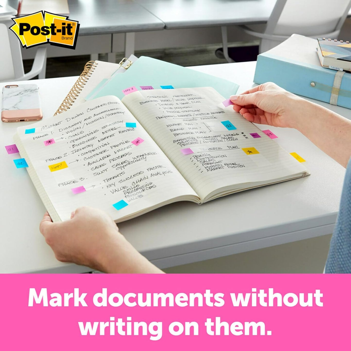 Post-it Flags, 1 in. x 1.7 in., One Dispenser with 200 -Count Red Sticky Tabs Per Dispenser, Removable Page Markers for Planners, Journals, and Calendars (200 Flags Total)