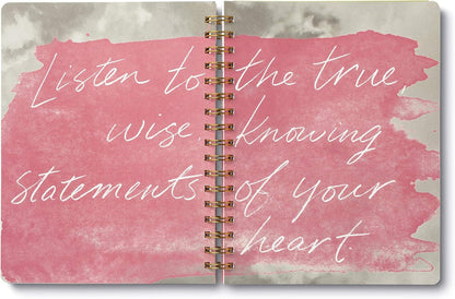 Compendium Spiral Notebook – Expect the Best Things to Happen Today – A Designer Spiral Notebook with 192 Lined Pages, College Ruled, 7.0" W x 9.25" H