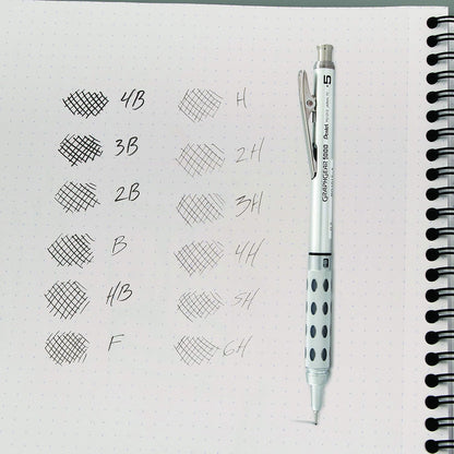 Pentel Super Hi-Polymer Lead Refill, 0.5mm, Fine, 4B, 144 Pieces of Lead (C505-4B)