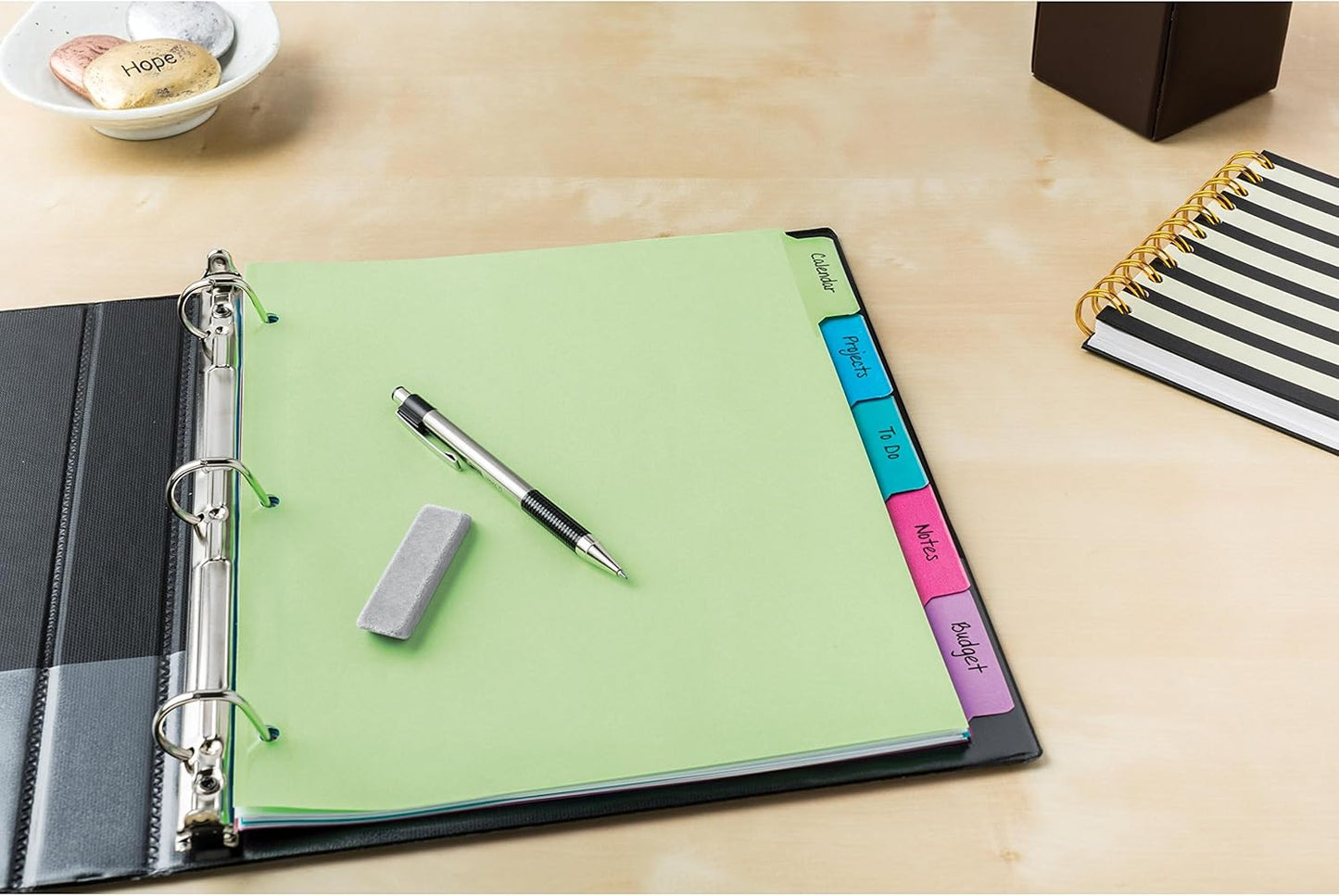 Avery Big Tab Write & Erase Dividers, 5 Multicolor Tabs, 1 Set (23180)