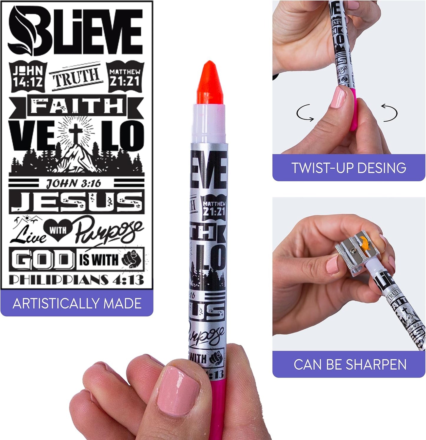 BLIEVE - Aesthetic Highlighters and Gel Pens With Soft Ink and Chisel Tip, Bible Highlighters and Pens No Bleed, Dry Fast Easy to Hold, for Bible Journaling Planner School Supplies (MORANDI)