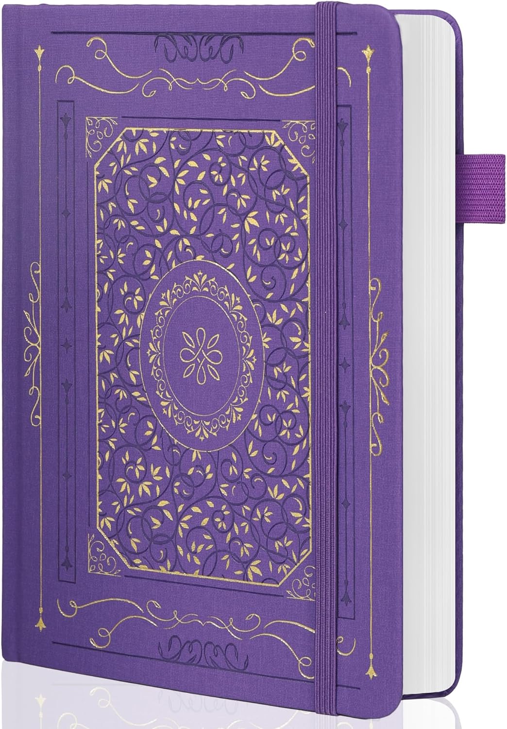 TIEFOSSI Lined Notebook, 100gsm Thick Paper, Hardcover College Ruled Journals for Women Men, 320 Numbered pages, for Travel, School and Office Use