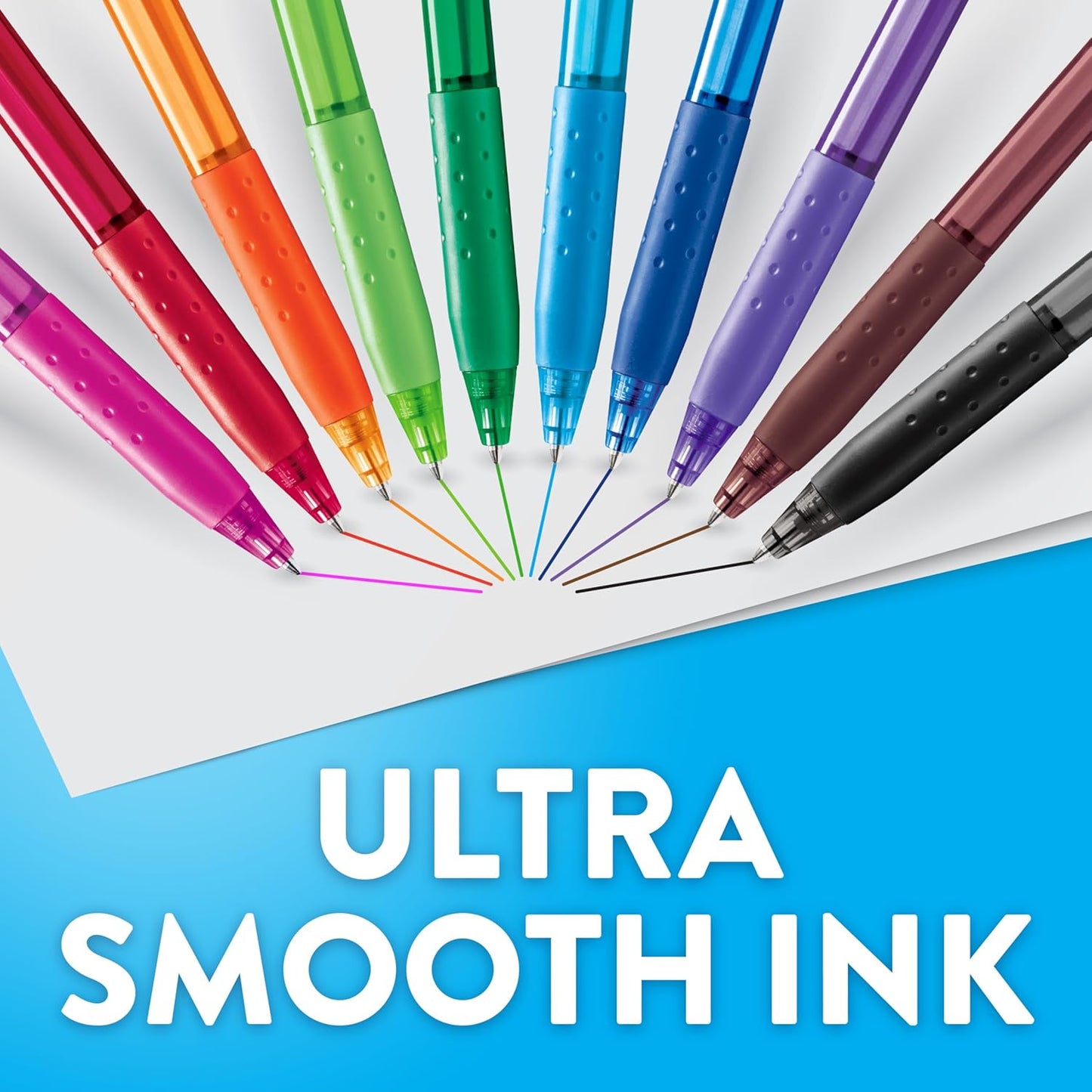 Paper Mate InkJoy 300RT Retractable Ballpoint Pens, Medium Point, Black, 12 Count