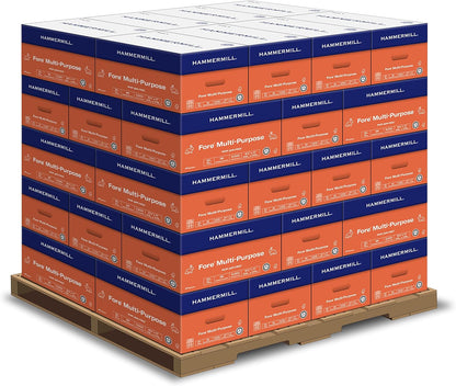 Hammermill Printer Paper, Fore Multipurpose 20 lb Copy Paper, 8.5 x 11-1 Ream (500 Sheets) - 96 Bright, Made in the USA, 103267