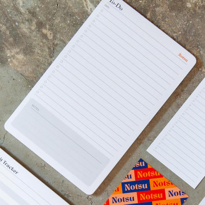 Notsu Graph Notepads 11 x 17 inch | Large Graphing Double Sided Drafting Pads with 1/4" Quad Grid Premium Thick Paper 120gsm