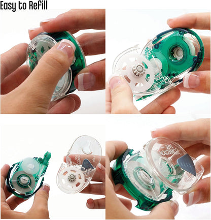 Tombow 68666 Mono Refillable Correction Tape Refill, 1-Pack , White