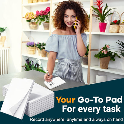 Beieverluck 40 Pack Note Pads 4x6, Small Notepads Memo Pads, 50 Sheets Per Note Pad, Blank Scratch Pads Mini Notepad for Grocery Shopping To Do Lists Writing Quick Notes Work Home Office