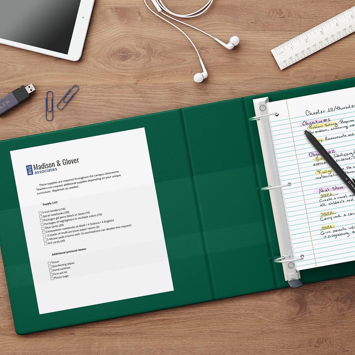 Staples Heavy-Duty 2-Inch D-Ring View Binder, Reinforced Spine, Holds Up to 450 Sheets, Gray, for Office & School