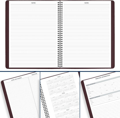 AT-A-GLANCE 2026 Appointment Book Planner, Weekly, 8-1/4" x 11", Large, Black (709500526)