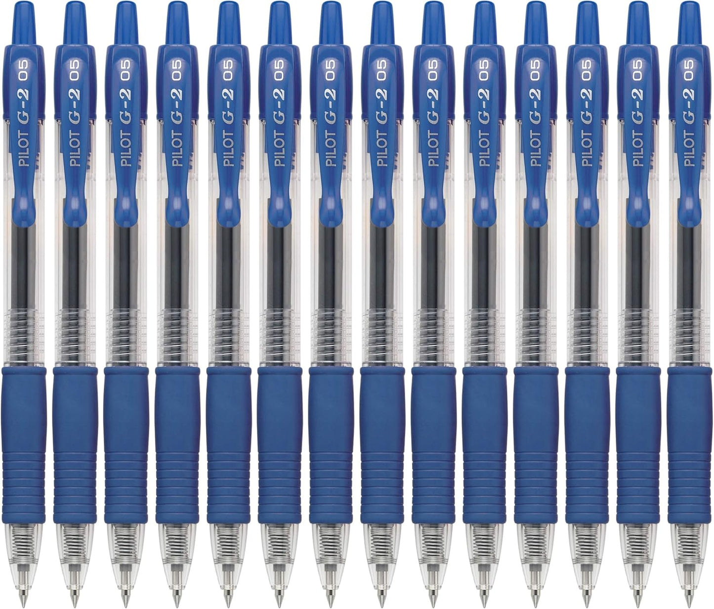 Pilot G2 Premium Gel Roller Pens, Extra Fine Point 0.5 mm, Gel Pens Black, Pack of 14 - Ideal for School, Journaling & Office Writing