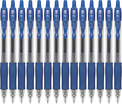Pilot G2 Premium Gel Roller Pens, Extra Fine Point 0.5 mm, Gel Pens Black, Pack of 14 - Ideal for School, Journaling & Office Writing