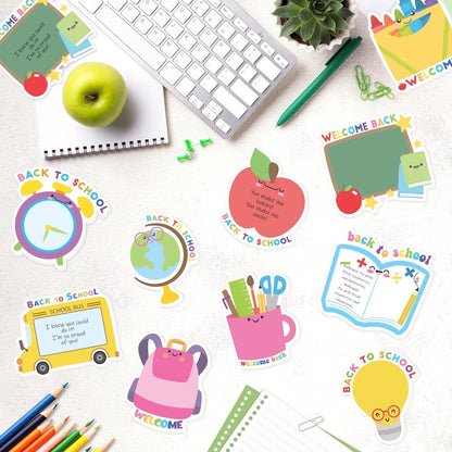 Xqumoi 30 Pack Teacher Sticky Notes - Funny Coffee Cup Self Sticky Notepads Writing Memo Pads for Teacher Appreciation Back to School Office Supplies Coffee Lover Gift Party Favors Goodies Bag Fillers