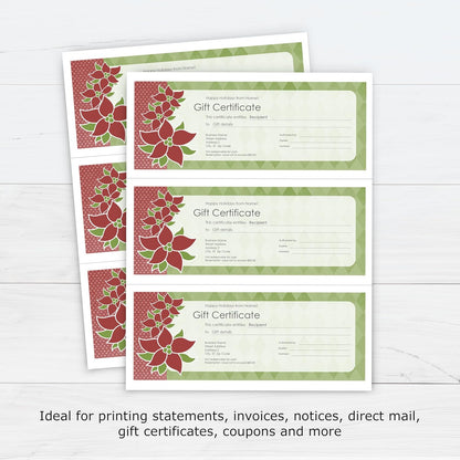 PrintWorks Professional 3 2/3" Horizontal Perforated Paper 8.5” x 11” - Perfect For W-2, 1099, & Statement Use - Made in the USA - 500 Sheets - 20 lb - Printer Compatible - White (04124)