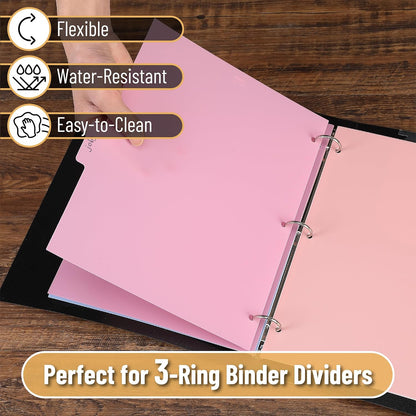 Mr. Pen- Binder Dividers, 6 Tab Dividers, Pack of 2 Sets (12 Dividers Total), Dividers