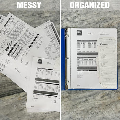 Samsill Heavy Duty Sheet Protectors for 3 Ring Binders, 8.5 x 11 Clear Page Protectors, Plastic Sleeves & Report Covers, Acid Free Archival Safe Document Protectors