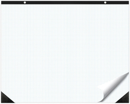 gisgfim Large Engineering Graph Paper 22x17 in Sturdy Graph Desk Pad 1/4 in Quad Grid Blueprint Paper Giant Drafting Pad Sketching Graph Paper for Engineer Architect Designer Mathematician Draftsman