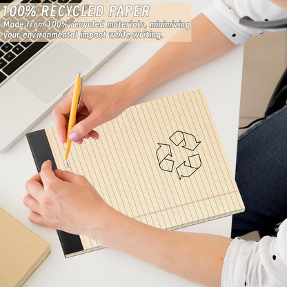 Note Pads 4x6, 36 Pack Small NotePads, Server Pads, Scratch Pads 4x6, Memo Pads White Paper, 50 Sheets per Blank Note Pads 4 x 6, Mini Writing Pads Pocket Notepads for Office School Home Supplies
