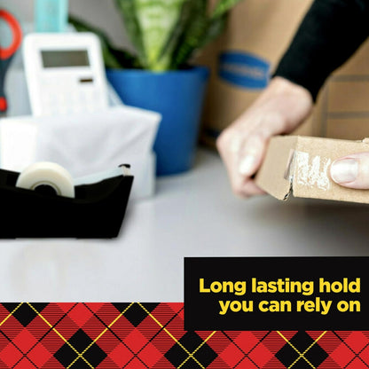 Scotch Transparent Tape, Clear Tape Engineered for Office and Home Use, 1 Inch Core 3/4 in x 1000 in, 3 Boxes