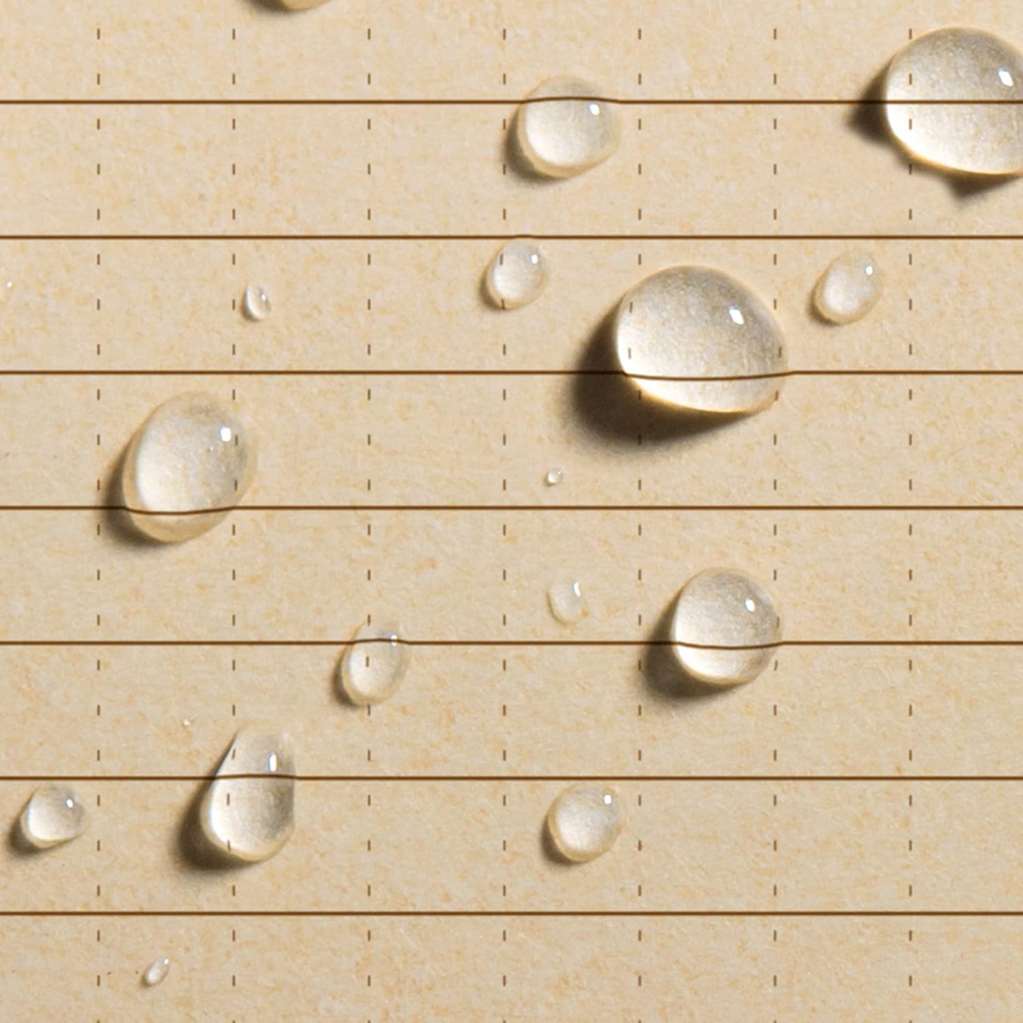 Rite in the Rain Weatherproof Top Spiral Notebook, 3" x 5", Black Cover, Universal Pattern, 3 Pack (No. 735-3X)