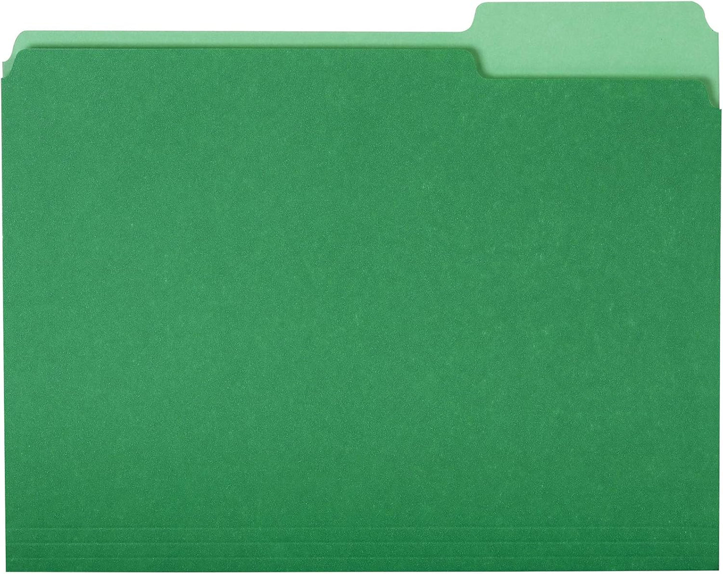 Amazon Basics Manila File Folders, Letter Size, 1/2 Tab in Left and Right Positions, 8.5" x 11", 36-Pack