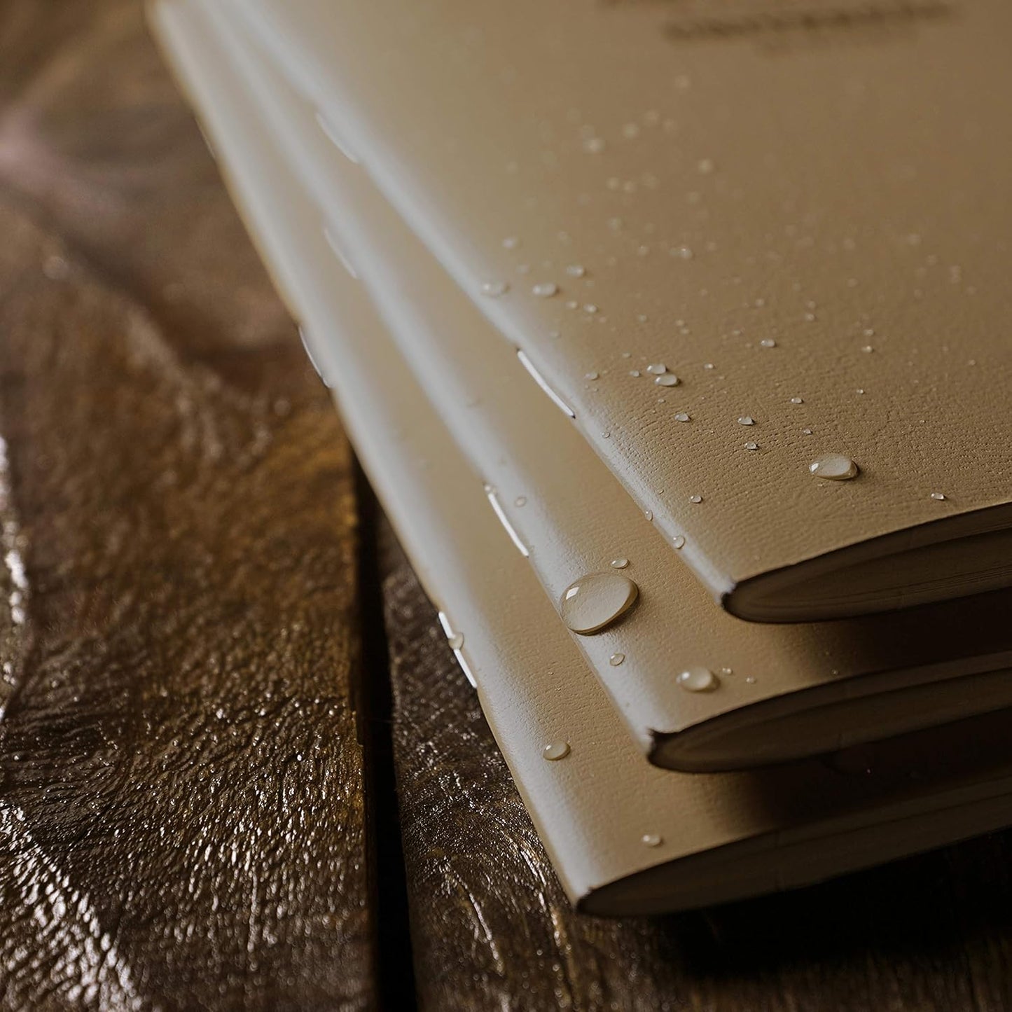 Rite In The Rain Weatherproof Stapled Notebook, 4.625" x 7", Orange Cover, Universal Pattern, 3 Pack (No. OR71FX)