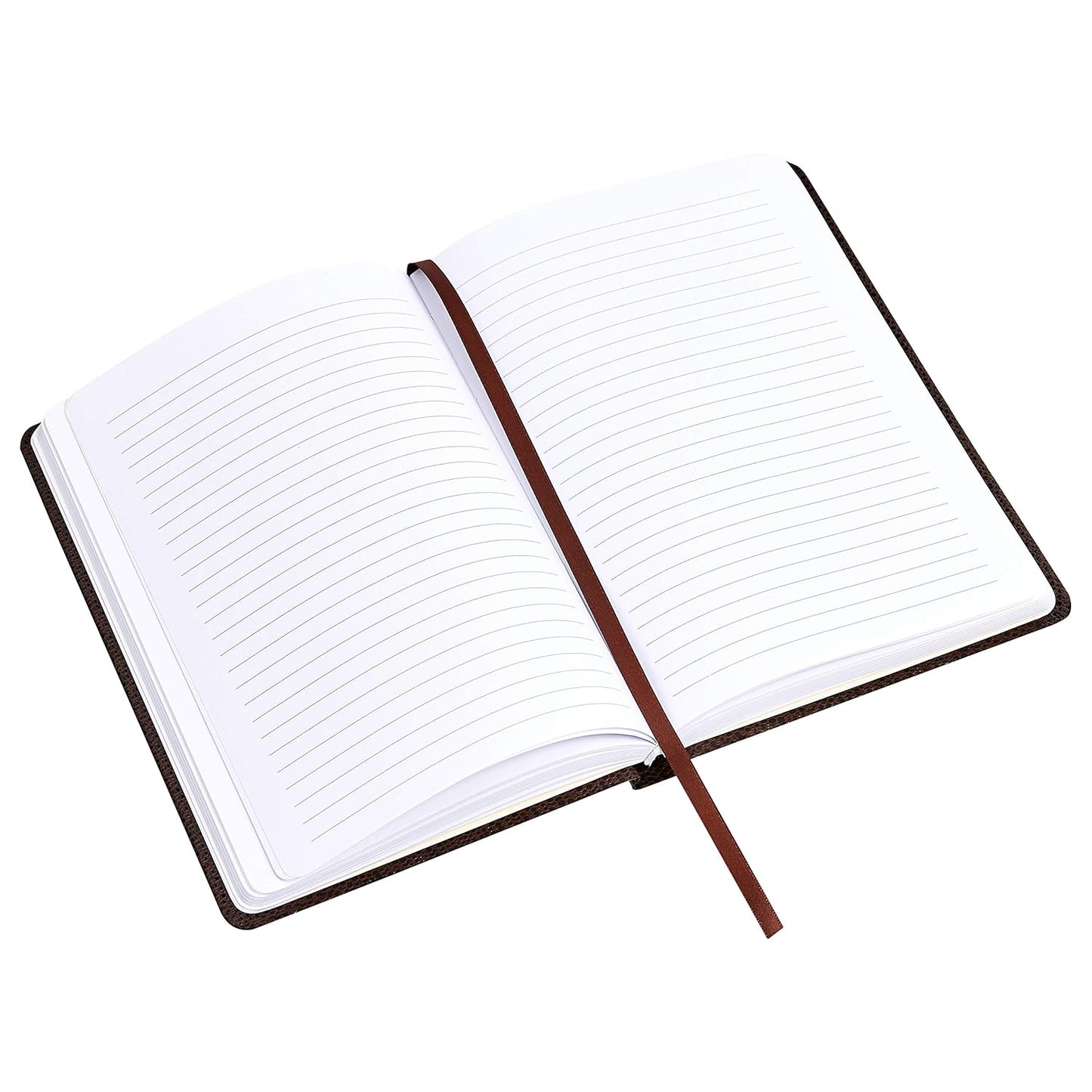 Amazon Basics Shagreen Hardcover Journal for Writing, Note Taking and Journaling with Elastic Band, 2-Pack