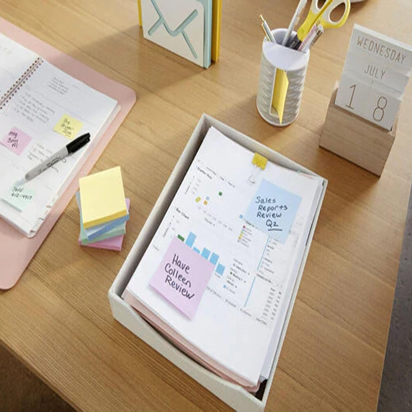 Sticky Notes Set, Tabs, 410 Pack, Divider, School Supplies, Office Supplies, Planner CEO, Sticky Note Dividers Tabs, Book Notes, Bible Sticky Notes