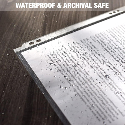 Samsill Sheet Protectors, 8.5 x 14 Inch Document Protectors for Legal Binder, Heavyweight, Clear, Legal Size, Top Loading, Acid Free, 30 Pack