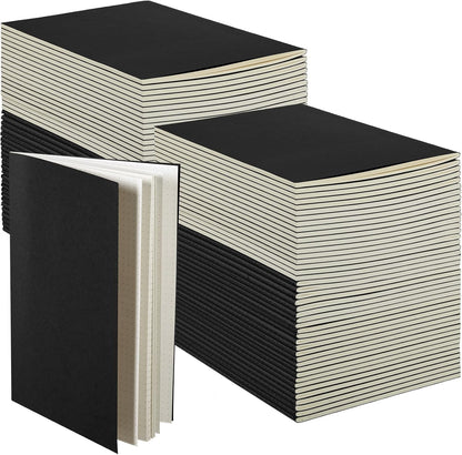 Mimorou 100 Pcs Journals Notebooks Bulk - Kraft Softcover A5 Small Notebooks 5.5 Inch x 8.3 Inch Notepads with 60 Page 30 Sheet for Writing Sketch Travel Office Supplies(Navy Blue,Lined)
