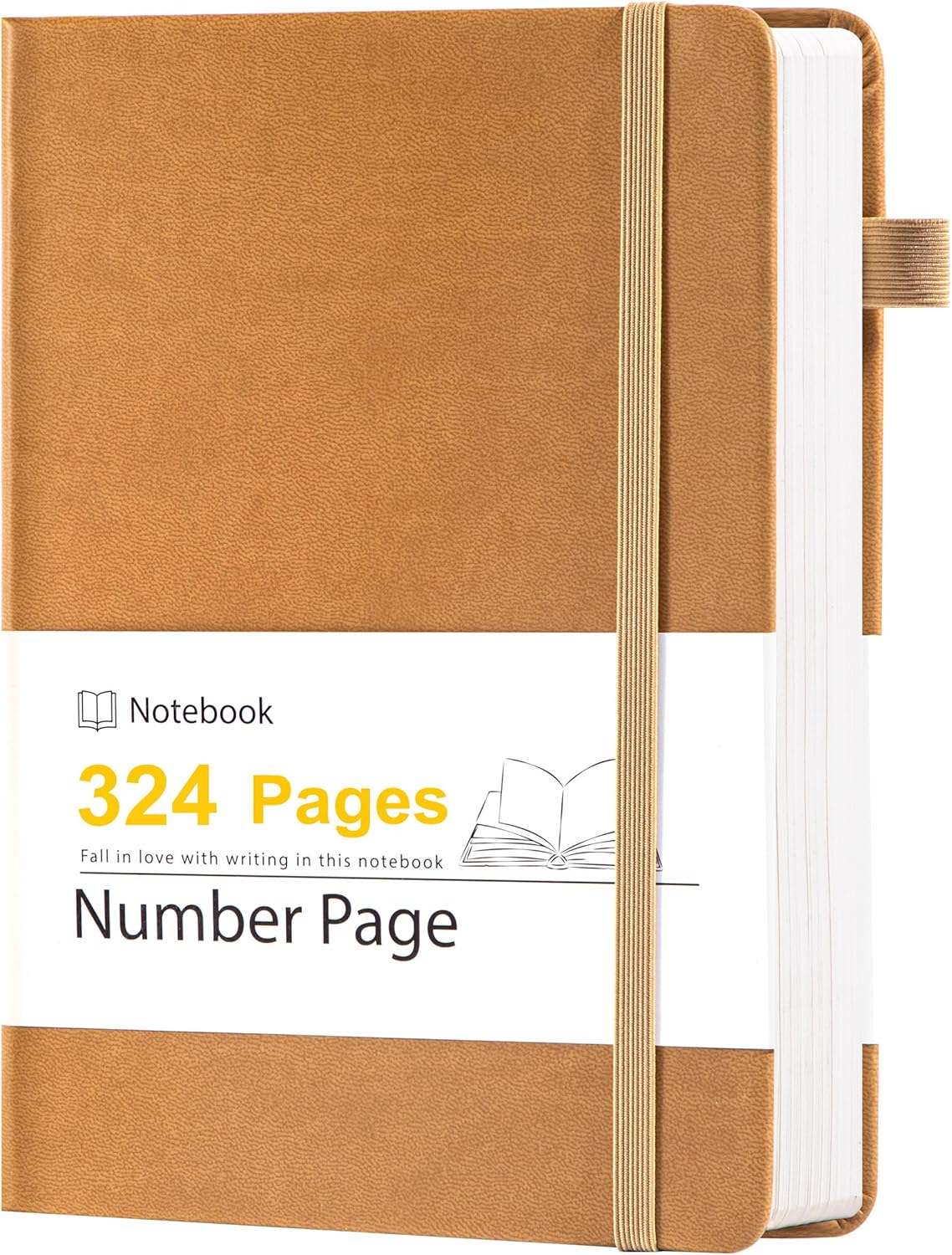 Yoment Leather Journal for Men Women, 324 Numbered Pages Thick Journals for Writing with Contents, A5 Hardcover College Ruled Journaling Notebooks for Travel, Note Taking, Diary, Green