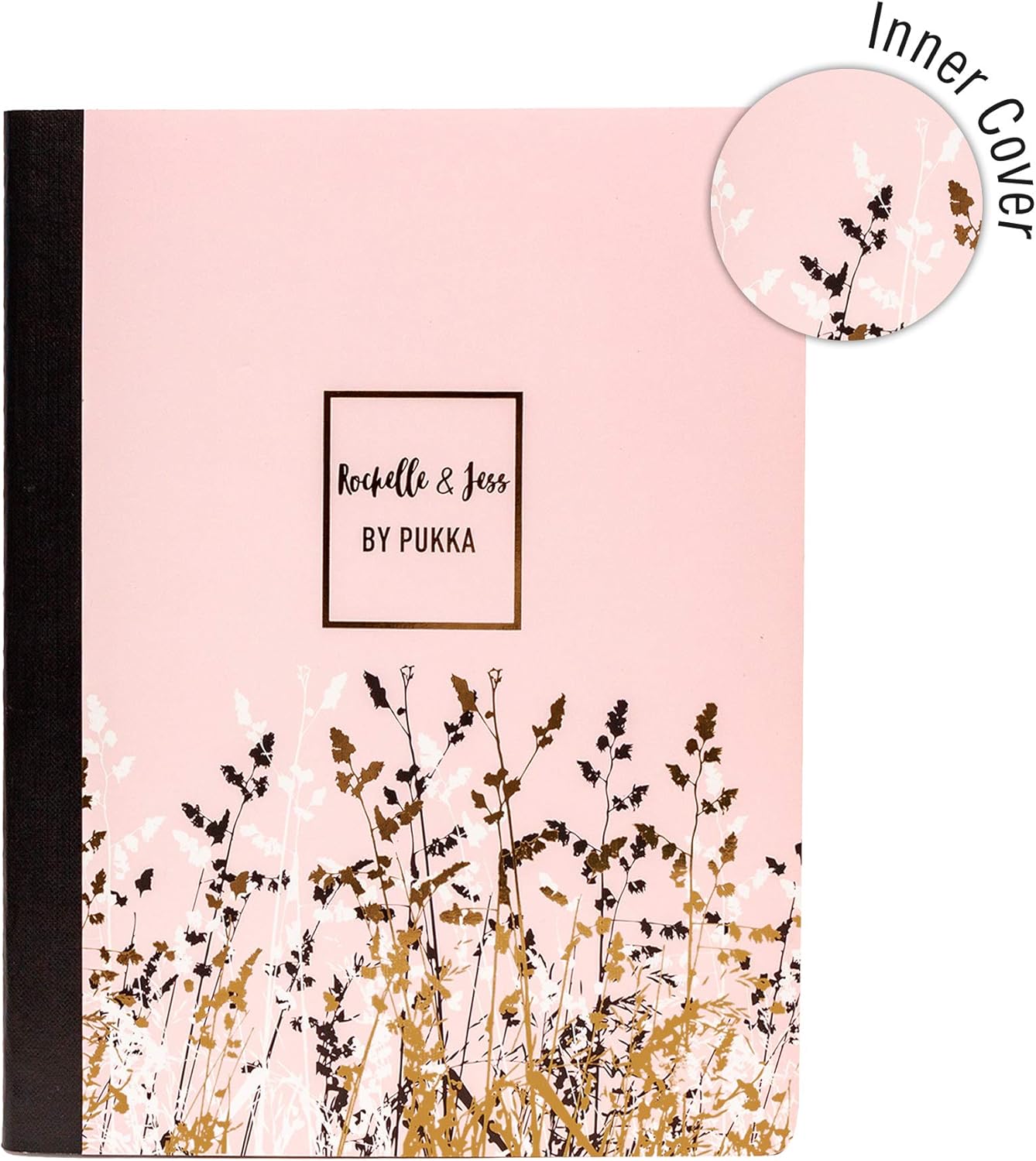 Pukka Pad, Composition Notebooks - 3 Pack of Journals Featuring 140 Pages of College Ruled 80GSM Paper with Sturdy Cover Stock - 9.75 x 7.5in - Bloom