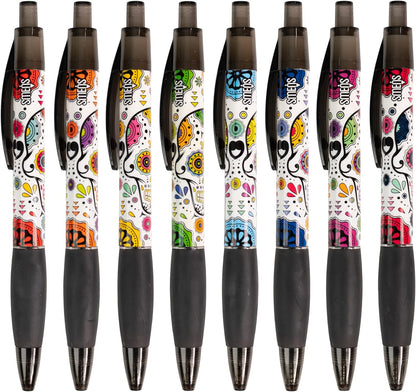 Glitter Gel Smens - Patented Gourmet Scented Colored Glitter Gel Ink Pens, Medium Point, 8 Count - Fun, Cute, Cool, Smelly Pens for Kids