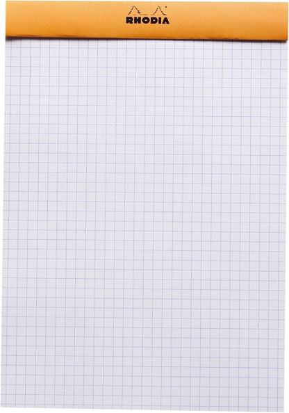 Rhodia Head Stapled Pad, No16 A5, Dot - Black