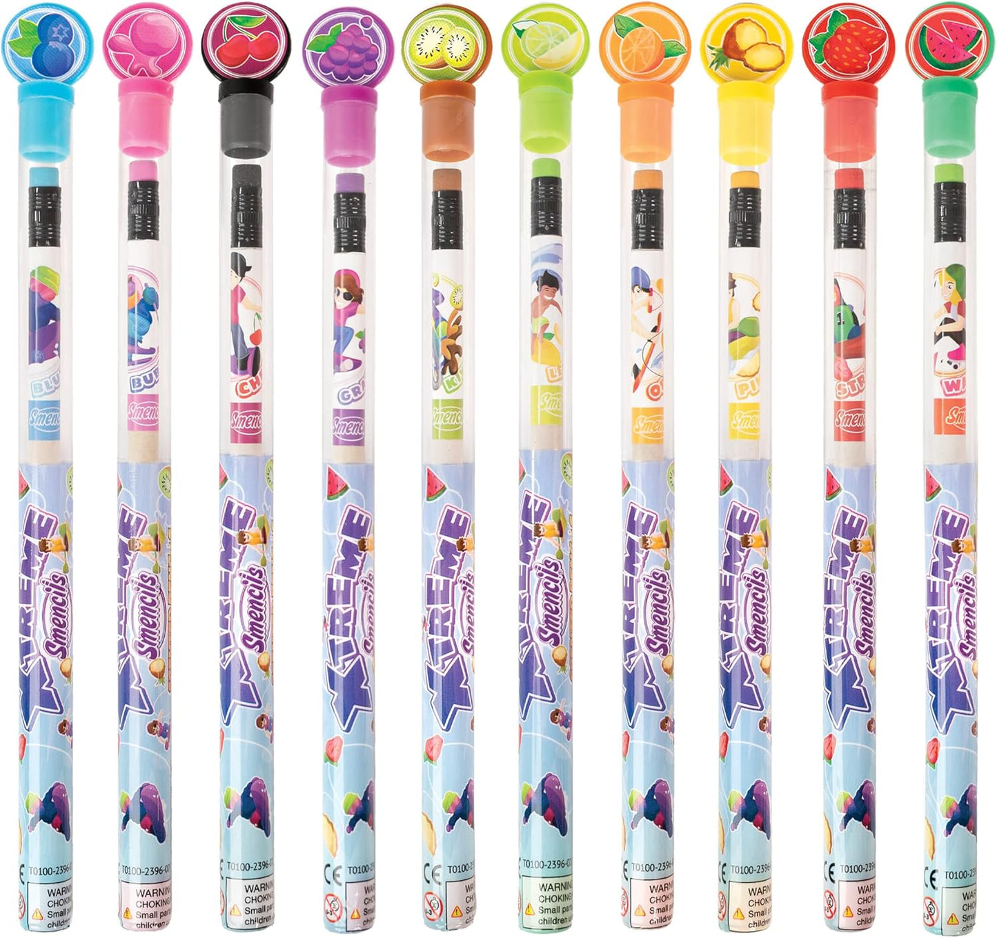 Spring Smencils - HB #2 Scented Pencils, 5 Count, Gifts for Kids, School Supplies, Classroom Rewards, Easter basket stuffers