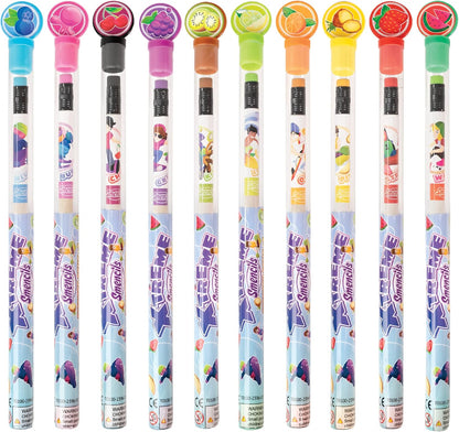 Spring Smencils - HB #2 Scented Pencils, 5 Count, Gifts for Kids, School Supplies, Classroom Rewards, Easter basket stuffers