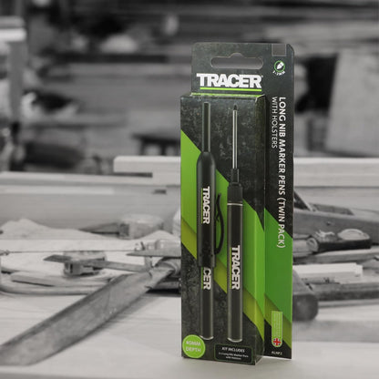 Tracer 2.8mm Carbide Tipped Lead 3-Pack with Anti-Snap Case - Lead Refill for Mechanical Pencil to Mark Wood, Metal, Ceramic, Glass, Woodworking and Carpenter Pencil Tool Use - ALPC1